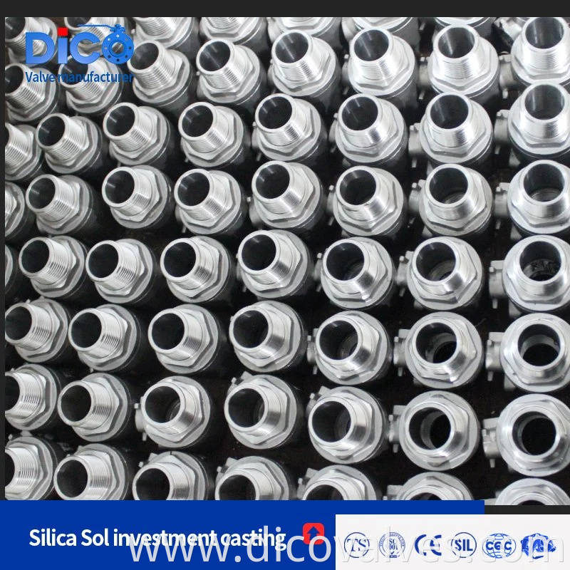 Dico Water Treatment 1000psi Protection Cover Type CF8/CF8m Industrial 2PC Ball Valve